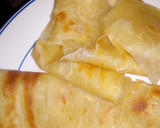 A picture of step 8 of Soft layered Carrot chapatis.