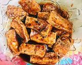 Hình bước làm 3 của món Đậu hủ kho nước tương