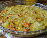 Foto del paso 6 de la receta: Tortilla horneada de papa, zapallo y choclo🌽