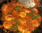 Foto langkah ke 4 dari resep Udang sambal kacang panjang.