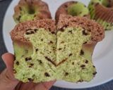 Foto langkah ke 8 dari resep 340. Bolu Kukus Matcha Cokelat.