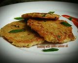 A picture of step 5 of Vege pancake #ramadankitayari.