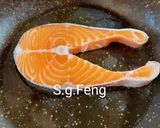 香煎椒鹽鮭魚的食譜步驟4照片