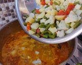 A picture of step 9 of Vegetable Korma.