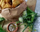 A picture of step 4 of Chicken samosa.