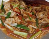Foto langkah ke 4 dari resep Tahu Goreng Saus Cabe khas Vietnam (Dau Hu Sot Ca).