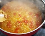 A picture of step 4 of Israeli Couscous with Tomatoes.