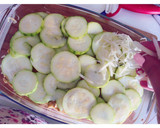 Tejszínes rakott cukkini darált húsból recept fázis 5 fotója