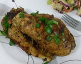 A picture of step 7 of Grilled Chicken with Green Salad.