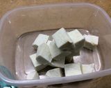 A picture of step 4 of Homemade paneer.
