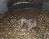 A picture of step 2 of Whole Moong with Garlic.