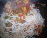 A picture of step 17 of Chicken manchurian spaghetti.