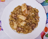 Foto del paso 7 de la receta: Calamares con mini daditos de patata