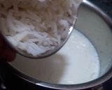 A picture of step 2 of Custard kheer (from leftover rice).
