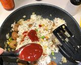 咖喱牛肉丸蛋包飯的食譜步驟4照片