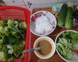 Hình bước làm 1 của món Bún chao
