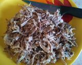 Medvehagyma pestos-parasztsonkás rakott rizs tojással recept fázis 1 fotója