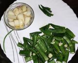 ভেন্ডি ঝাল (bhendi (Ladies Finger) receipe in Bengali ) রেসিপির ধাপ 1 ছবি
