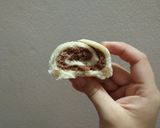 Hình bước làm 8 của món Bánh bao chay cuộn - vị sữa cacao