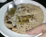 A picture of step 1 of Leftover roti | roti wrap.