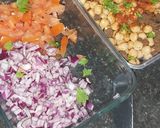 A picture of step 1 of Quick Chickpea salad.