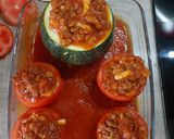Une image de l'étape 5 de 🍅Tomates et courgettes farcies veggies express.