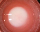 A picture of step 1 of Ikima or tsatsafa (crunchy pancake).