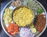 A picture of step 1 of Tasty corn bhel (healthy recipe).