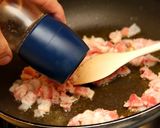 Carbonara spagetti recept fázis 3 fotója