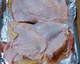A picture of step 1 of Baked chicken with smedley's smoke bean.