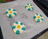 Foto del paso 4 de la receta: Galletitas ¡Vamos, vamos Argentina ! 🇦🇷