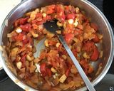 A picture of step 2 of Paneer In Capsicum Curry.