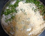 A picture of step 1 of Millet Dumplings.
