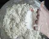 A picture of step 2 of Peri Peri Triangle Mathri.