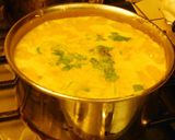 A picture of step 6 of Lima beans poricha koottu.