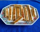 A picture of step 7 of Chicken Cheese Stuffed Crepes.