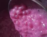 A picture of step 6 of Pink Dragon fruit Sago pudding dessert.