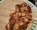 A picture of step 5 of Chicken Tenderloin and Pepper Quesadillas.