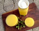 A picture of step 12 of Minty mango juice.