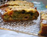 A picture of step 13 of My savoury bread (cake) نان زیتون با سبزیجات.