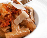 Foto del paso 9 de la receta: Tortiglioni con panceta ibérica en salsa de ceps
