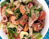 Hình bước làm 7 của món Salad hải sản