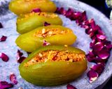 A picture of step 7 of Parwal ki Mithai.