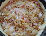 Foto del paso 7 de la receta: Tarta de puerro, jamón y arvejas