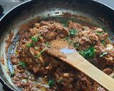 A picture of step 12 of Raw cashew spicy curry.