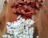Une image de l'étape 2 de Riz au chorizo.