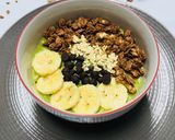 Foto langkah ke 1 dari resep Avocado Banana Smoothie Bowl #Maree.