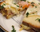 Foto langkah ke 5 dari resep Croque monseur /sandwich ala french.