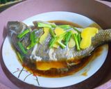 Hình bước làm 1 của món Cá diêu hồng hấp nước tương