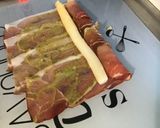 Une image de l'étape 4 de Asperges blanches au jambon cru, guacamole et crème de balsamique.
